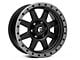 Fuel Wheels Trophy Matte Black with Anthracite Ring 6-Lug Wheel; 18x9; 1mm Offset (07-13 Silverado 1500)