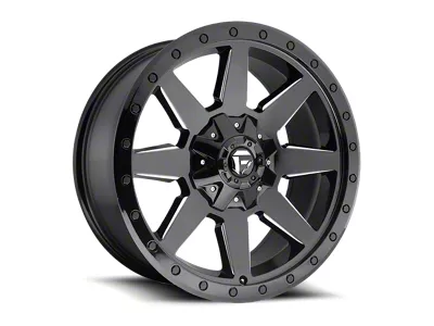 Fuel Wheels Wildcat Gloss Black Milled 6-Lug Wheel; 17x9; 1mm Offset (07-13 Silverado 1500)