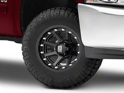 XD Addict Matte Black 6-Lug Wheel; 17x9; 18mm Offset (07-13 Silverado 1500)