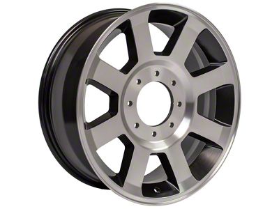 OE 8-Spoke Style Satin Black Machined 8-Lug Wheel; 20x8; 40mm Offset (11-16 F-350 Super Duty SRW)