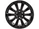 High Country Style Black 6-Lug Wheel; 22x9; 28mm Offset (14-18 Silverado 1500)