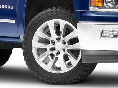 High Country Style Polished 6-Lug Wheel; 22x9; 28mm Offset (14-18 Silverado 1500)