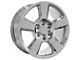 Tahoe Style Chrome 6-Lug Wheel; 20x9; 27mm Offset (14-18 Silverado 1500)