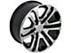 Sierra Style Black Machined 6-Lug Wheel; 20x9; 31mm Offset (14-18 Silverado 1500)