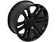 Sierra Style Black 6-Lug Wheel; 20x9; 31mm Offset (19-24 Sierra 1500)