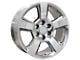 Tahoe Style Polished 6-Lug Wheel; 20x9; 27mm Offset (19-25 Sierra 1500)