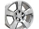 Tahoe Style Polished 6-Lug Wheel; 20x9; 27mm Offset (19-25 Sierra 1500)