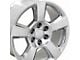 Tahoe Style Polished 6-Lug Wheel; 20x9; 27mm Offset (19-25 Sierra 1500)