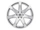 Black Rhino Mozambique Silver 6-Lug Wheel; 18x8.5; 0mm Offset (19-24 Silverado 1500)