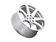 Black Rhino Mozambique Silver 6-Lug Wheel; 18x8.5; 0mm Offset (19-24 Silverado 1500)