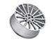 Black Rhino Spear Silver 6-Lug Wheel; 22x9.5; 25mm Offset (19-24 Silverado 1500)