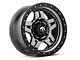 Fuel Wheels Anza Anthracite with Black Ring 6-Lug Wheel; 17x8.5; -6mm Offset (19-24 Silverado 1500)