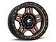 Fuel Wheels Anza Matte Bronze with Black Ring 6-Lug Wheel; 18x9; 1mm Offset (19-25 Silverado 1500)