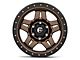 Fuel Wheels Anza Matte Bronze with Black Ring 6-Lug Wheel; 20x9; 1mm Offset (19-24 Silverado 1500)