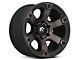 Fuel Wheels Beast Matte Black Machined with Dark Tint 6-Lug Wheel; 17x9; 1mm Offset (19-25 Silverado 1500)