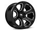 Fuel Wheels Beast Gloss Black Milled 6-Lug Wheel; 20x9; 20mm Offset (19-24 Silverado 1500)