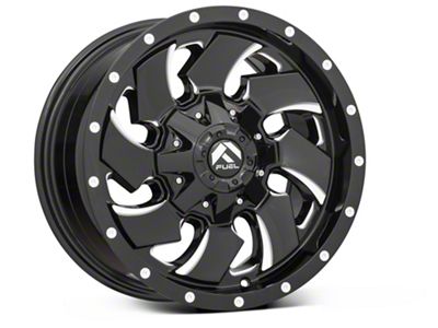 Fuel Wheels Cleaver Gloss Black Milled 6-Lug Wheel; 20x9; 20mm Offset (19-25 Silverado 1500)