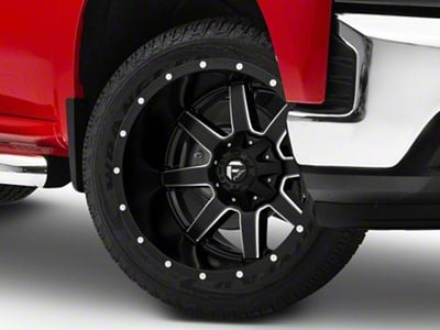 Fuel Wheels Maverick Matte Black Milled 6-Lug Wheel; 20x10; -24mm Offset (19-24 Silverado 1500)