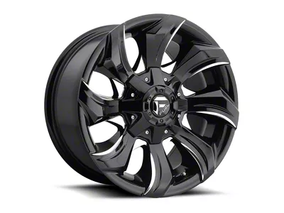 Fuel Wheels STRYKR Gloss Black Milled 6-Lug Wheel; 20x9; 1mm Offset (19-25 Silverado 1500)