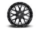 Fuel Wheels Titan Gloss Black Milled 6-Lug Wheel; 20x9; 1mm Offset (19-24 Silverado 1500)