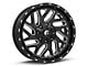 Fuel Wheels Triton Gloss Black Milled 6-Lug Wheel; 20x9; 20mm Offset (19-24 Silverado 1500)