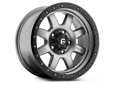 Fuel Wheels Trophy Anthracite with Black Ring 6-Lug Wheel; 17x8.5; 6mm Offset (19-25 Silverado 1500)