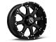 Raceline Assault Black 6-Lug Wheel; 20x9; 18mm Offset (19-24 Silverado 1500)