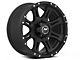 Raceline Raptor Black 6-Lug Wheel; 18x9; 25mm Offset (19-24 Silverado 1500)