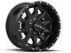 Raceline Shift Black 6-Lug Wheel; 17x9; -12mm Offset (19-24 Silverado 1500)