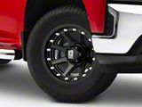 XD Addict Matte Black 6-Lug Wheel; 18x9; 18mm Offset (19-25 Silverado 1500)