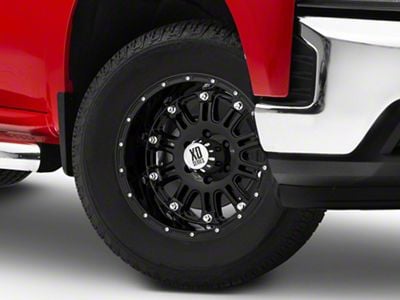 XD Hoss Gloss Black 6-Lug Wheel; 18x9; 18mm Offset (19-25 Silverado 1500)