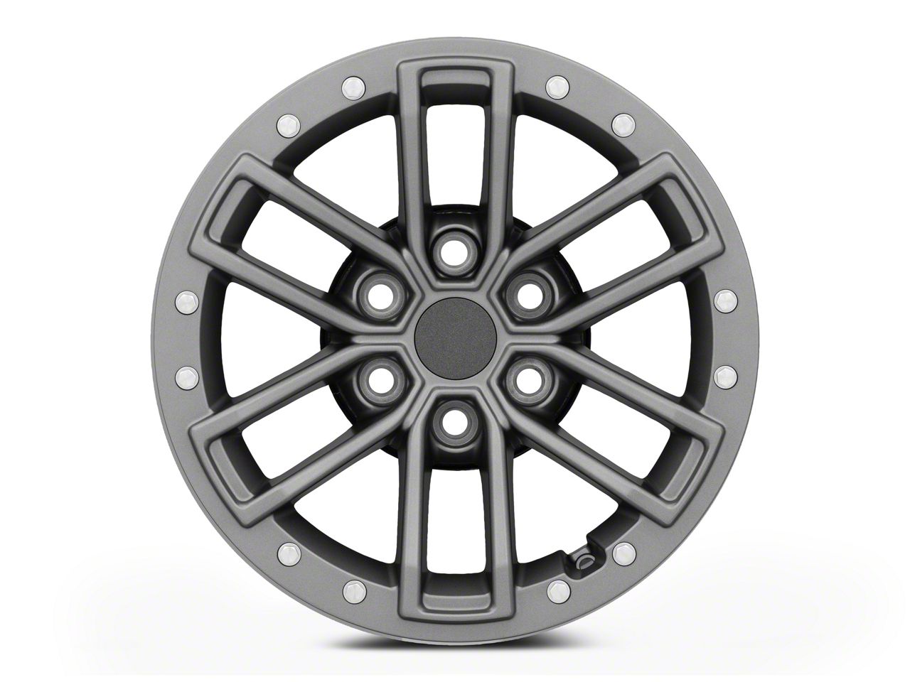 F 150 Raptor Beadlock Style Charcoal 6 Lug Wheel 17x85 34mm Offset 21 25 F 150 Free Shipping 3756