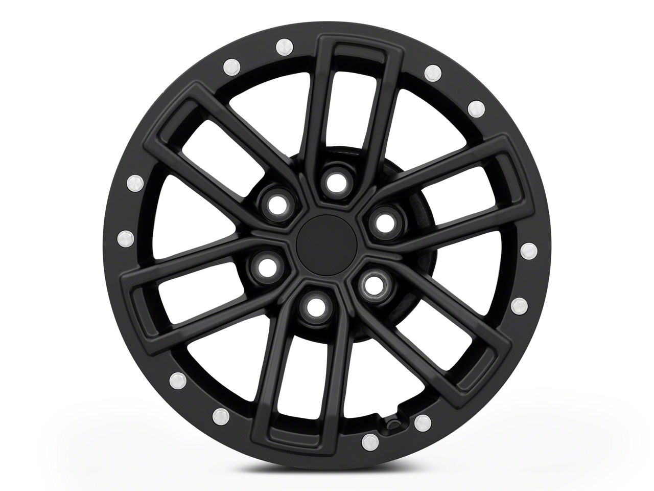 F 150 Raptor Beadlock Style Matte Black 6 Lug Wheel 17x85 34mm Offset 21 25 F 150 Free 4457