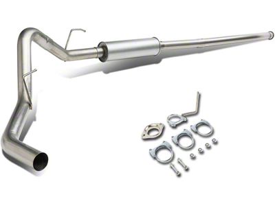 Single Exhaust System; Side Exit (15-17 2.7L EcoBoost F-150)