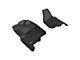 3D MAXpider KAGU Series All-Weather Custom Fit Front and Rear Floor Liners; Black (12-16 F-350 Super Duty SuperCrew w/ Front Bucket Seats)