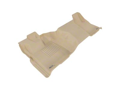 3D MAXpider KAGU Series All-Weather Custom Fit Front and Rear Floor Liners; Tan (11-16 F-350 Super Duty Regular Cab)