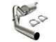 Single Exhaust System with Polished Tip; Side Exit (09-10 4.6L F-150)