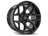 4Play 4P06 Brushed Black 5-Lug Wheel; 20x10; -18mm Offset (02-08 RAM 1500, Excluding Mega Cab)