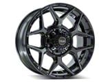 4Play 4P06 Brushed Black 8-Lug Wheel; 20x9; 0mm Offset (03-09 RAM 2500)