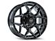 4Play 4P06 Brushed Black 8-Lug Wheel; 20x9; 0mm Offset (03-09 RAM 2500)