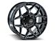 4Play 4P06 Brushed Black 8-Lug Wheel; 20x9; 0mm Offset (03-09 RAM 2500)