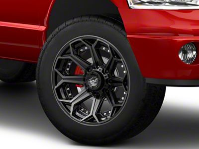 4Play 4P80R Brushed Black 8-Lug Wheel; 20x9; 0mm Offset (03-09 RAM 2500)