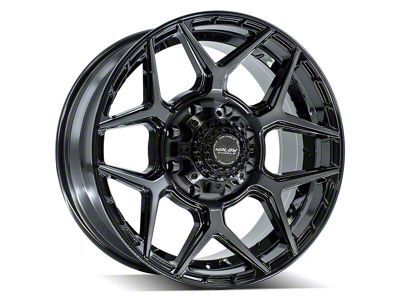 4Play 4P83 Brushed Black 8-Lug Wheel; 20x9; 0mm Offset (03-09 RAM 2500)