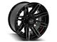 4Play 4P08 Gloss Black with Brushed Face 8-Lug Wheel; 20x10; -24mm Offset (03-09 RAM 3500 SRW)