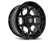 4Play Forged Series 4PF6 Matte Black Center with Gloss Black Barrel 8-Lug Wheel; 22x10; -18mm Offset (03-09 RAM 3500 SRW)