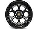 4Play Forged Series 4PF6 Matte Black Center with Gloss Black Barrel 8-Lug Wheel; 22x10; -18mm Offset (03-09 RAM 3500 SRW)