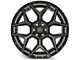 4Play 4P06 Brushed Black 6-Lug Wheel; 24x10; 18mm Offset (04-08 F-150)