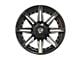 4Play 4P08 Brushed Black 6-Lug Wheel; 20x10; -18mm Offset (04-08 F-150)