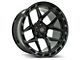 4Play 4P55 Brushed Black 6-Lug Wheel; 20x12; -44mm Offset (04-08 F-150)