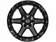 4Play 4P63 Gloss Black with Brushed Face 6-Lug Wheel; 22x12; -44mm Offset (04-08 F-150)